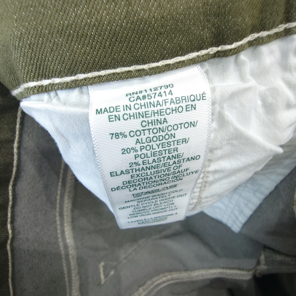 True Religion Cargo Bootcut Jeans Women’s Size 30 Kalamata Green NWT - Picture 11 of 11